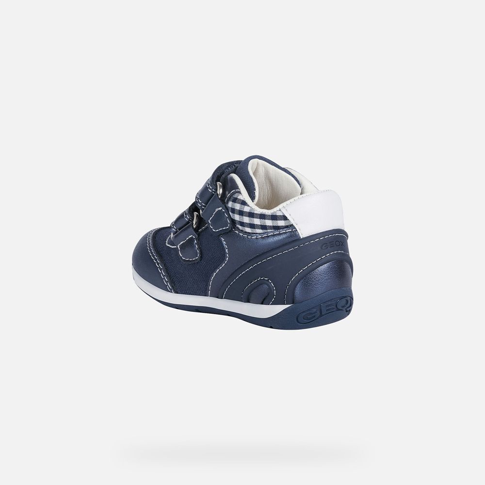 Basket Geox Each Girl - Bleu Marine - Bebe 589620-UXR